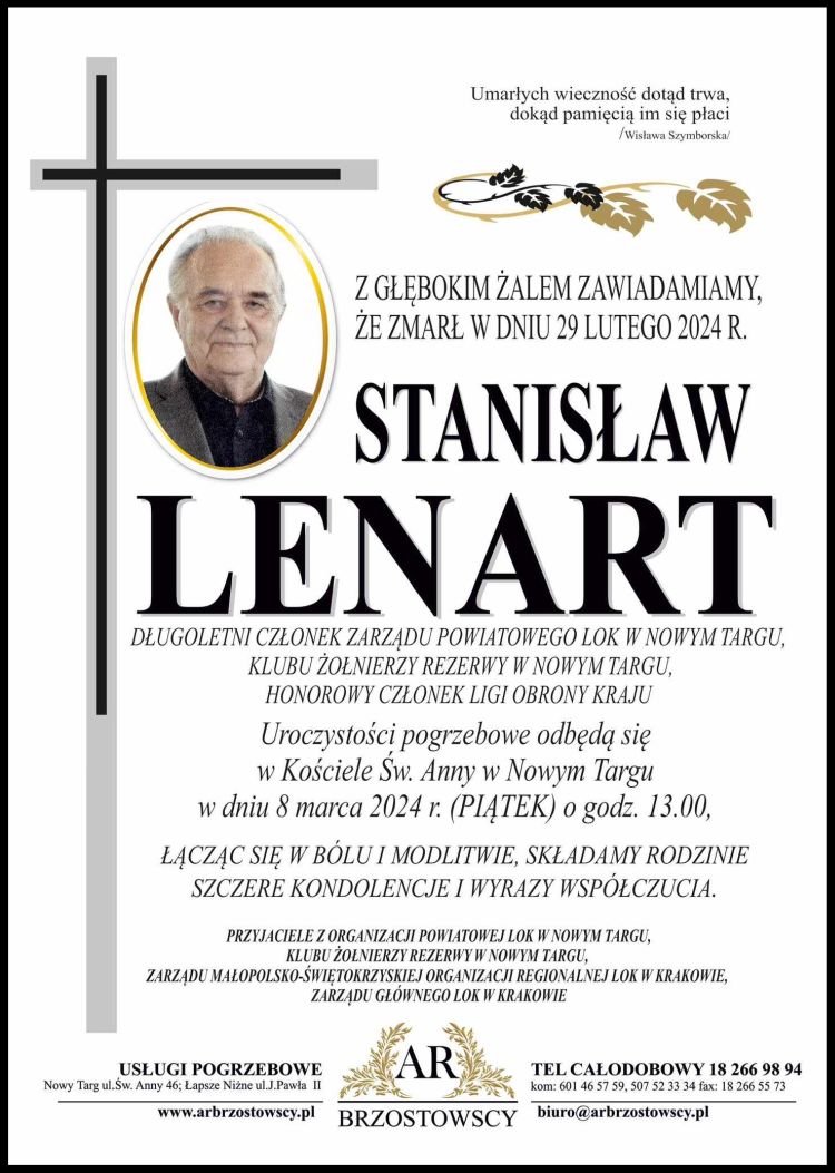 stanisław lenart