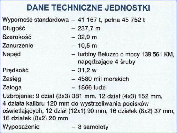 dane techniczne vittorio veneto